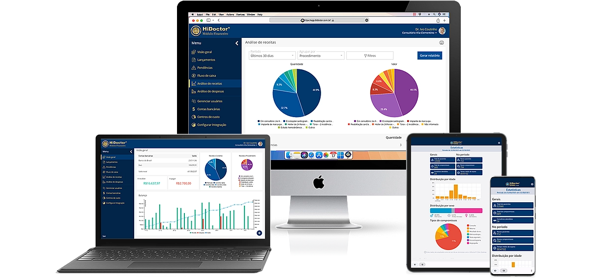 HiDoctor - M&oacute;dulo financeiro