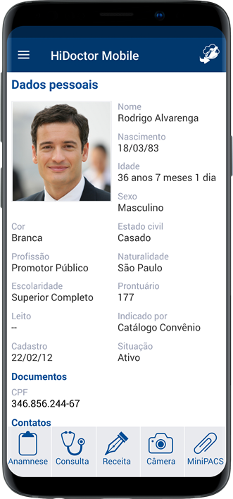 Prontu&aacute;rio do HiDoctor dispon&iacute;vel no celular, sem internet
